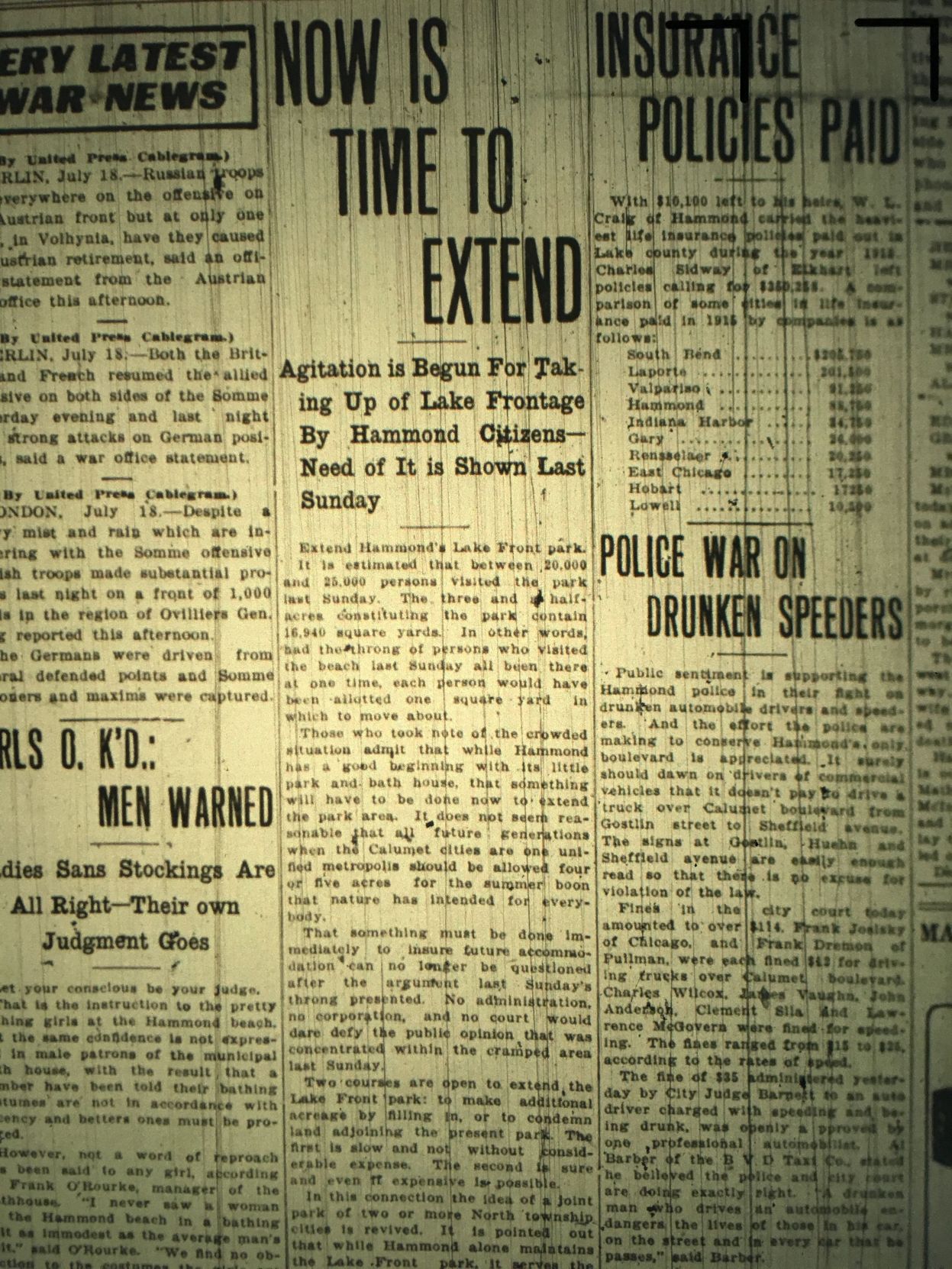 1916 heat wave